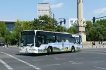 Schienenersatzverkehre (SEV)  S3, S5, S7, und S9 der S -Bahn Berlin mit einem Mercedes -Benz Citaro in Berlin /Straße des 17. Juni, im Juli 2018.