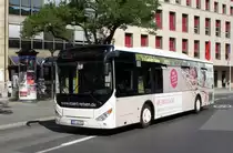 Stadtbus Bayreuth / Bus Bayreuth / Verkehrsverbund Großraum Nürnberg (VGN): Zhong Tong Sunny City von Omnibusreisen Marcus Losert GmbH & Co. KG, aufgenommen im Juli 2018 im Stadtgebiet von Bayreuth.