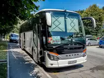 Setra S 515 bei Postojna am 20.08.2018.