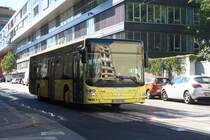 MAN Niederflurbus 3. Generation (Lion's City) Bus Nr. 200 der Innbus Regionalverkehr GmbH, einer Tochtergesellschaft der Innsbrucker Verkehrsbetriebe und Stubaitalbahn GmbH, ist als Linie 501 wegen Innenstadtsperre anläßlich der Rad-WM in der Ing.-Etzel-Straße unterwegs. Aufgenommen 26.9.2018.