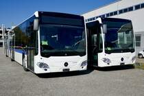 Zwei neue MB C2 G für die VBG am 13.10.18 bei Evobus Kloten.