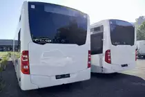 Hecks der neuen C2 G für die VBG, am 13.10.18 bei Evobus in Kloten.