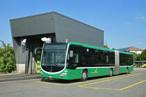 Mercedes Citaro 7033 steht auf dem Hof der Garage Rankstrasse. Die Aufnahme stammt vom 30.09.2018.