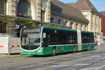 Mercedes Citaro 7750, auf der Linie 50, fährt zur Endstation beim Bahnhof SBB. Die Aufnahme stammt vom 20.09.2018.