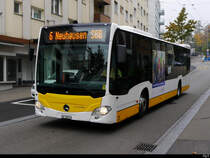 VB Schaffhausen - Mercedes Citaro  Nr.21  SH  38021 unterwegs auf der Linie 6 in Neuhausen am 20.10.2018