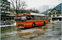 Aus dem Archiv: BOB Interlaken Nr. 1/BE 349'333 Volvo/Lauber am 21. Februar 1999 Interlaken, Westbahnhof