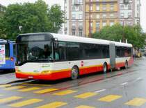 trn - SOLARIS Gelenkbus Nr.262  NE 90262 unterwegs in La Chaux de Fonds am 12.09.2008