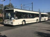 Hier ist der PF ER 158 von Eberhardt Reisen auf der SEV Linie R5 nach Pforzheim über Wilferdingen unterwegs. Gesichtet am 21.10.2018 am Bahnhof Wilferdingen.