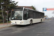 Mercedes Citaro als SEV-Bus von Warnemünde nach Rostock-Marienehe stand am Mittag in Warnemünde.26.10.2018