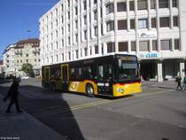 Postauto/PU Steiger Nr. 373 (Mercedes Citaro C2 O530) am 5.10.2018 in Winterthur, HB. Dieser Wagen ersetzte den vor kurzem als Occassion angekaufte Citaro Nr. 203.