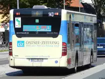 Mercedes Citaro II der VVR in Stralsund am 21.07.2017