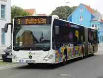 Mercedes Citaro III der VVR in Stralsund am 21.07.2017