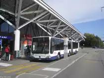 tpg Nr. 1145 (Mercedes Citaro Facelift O530G) am 18.9.2018 in Genève, Aéroport.