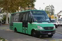 Mercedes City Star 862, auf der Linie 35, wartet an der Endhaltestelle an der Habermatten. Die Aufnahme stammt vom 23.10.2018.