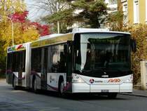 AAR - Scania-Hess Bus Nr.170  AG 374170 unterwegs auf der Linie 2 in Aarau am 08.11.2008