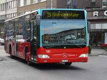 VB Biel - Mercedes Citaro Nr.181  BE 654181 unterwegs auf der Linie 5 am 08.11.2008