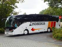 Setra 516 HD von Lindbergs aus Schweden in Stralsund am 21.07.2017