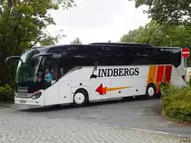 Setra 516 HD von Lindbergs aus Schweden in Stralsund am 21.07.2017