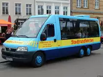 Fiat Ducato von Busunternehmen Manfred Scholz aus Deutschland in Stralsund am 21.07.2017