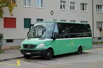 Mercedes City Star 865, auf der Linie 45, wartet an der Endhaltestelle an der Habermatten. Die Aufnahme stammt vom 23.10.2018.