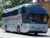 Neoplan Starliner von Fahrschule Greif aus Deutschland in Stralsund am 21.07.2017