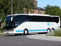 Setra 516 HD von Gumdrop Bus aus Tschechien in Stralsund am 21.07.2017