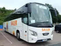 VDL Futura von Sailer Reisen aus Deutschland im Stadthafen Sassnitz am 22.07.2017