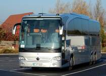 Mercedes Travego Reisebus am 06.11.18 in Rövershagen