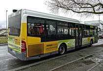 Mercedes -Benz Citaro der BVG, B V 2246 als 139 /Messe Nord ICC, Berlin im Februar 2018.