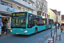 VGF/ICB Mercedes Benz Citaro 2 G Wagen 416 am 17.11.18 in Bad Vilbel auf der Linie 30