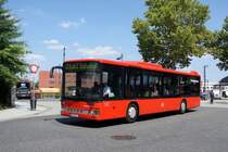 Bus Aschaffenburg / Verkehrsgemeinschaft am Bayerischen Untermain (VAB): Setra S 315 NF (AB-VU 31) der Verkehrsgesellschaft mbH Untermain (VU) / Untermainbus, aufgenommen Ende Juli 2018 am Hauptbahnhof in Aschaffenburg.