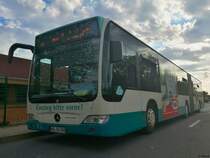 Mercedes Citaro II der Neubrandenburger Verkehrsbetriebe in Neubrandenburg am 17.08.2017