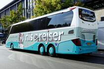 Setra S 517 HDH von Brøchner /riis rejser .dk in Berlin /Hardenbergplatz am 16.10.2018.