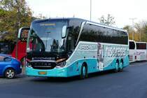 Setra S 517 HDH von Brøchner /riis rejser .dk in Berlin /Hardenbergplatz am 16.10 2018.