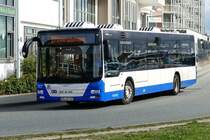 MAN Lion's City ,Wagen '317' der Rostocker Straßenbahn (RSAG) auf der Linie 37. Warnemünde im September '17