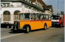 Aus dem Archiv: Engeloch, Riggisberg Nr. 9/BE 40'370 Saurer/R&J am 18. Mai 1999 Thun, Bahnhof