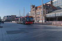 Marcedes Capacity von Connexxion linie 300 in Haarlem am  17 02 2018.