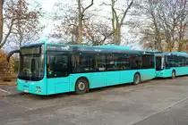 VGF/ICB MAN Lions City Wagen 517 am 01.12.18 in Frankfurt am Main Betriebshof Rebstock. Ich durfte durch nachfragen Fotos auf dem Gelände machen