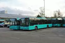 VGF/ICB MAN Lions City Wagen 518 am 01.12.18 in Frankfurt am Main Betriebshof Rebstock. Ich durfte durch nachfragen Fotos auf dem Gelände machen