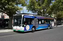 Stadtbus Aschaffenburg / Verkehrsgemeinschaft am Bayerischen Untermain (VAB): Mercedes-Benz Citaro der Stadtwerke Aschaffenburg Verkehrs-GmbH (STWAB), aufgenommen Ende Juli 2018 am Hauptbahnhof in Aschaffenburg.
