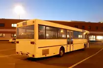 Stadtbus Mercedes O405 als Shuttler im Hafen Rostock am 07.11.18