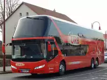 Neoplan Skyliner von URB aus Deutschland in Bergen am 17.03.2015