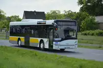 Am 04.06.2016 fährt TF-VG 180 für die ILA 2016 Shuttle auf der Shuttle Linie  S . Aufgenommen wurde ein Solaris Urbino 12 Ü.
