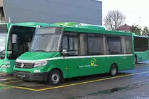 Fabrikneuer K Bus 8603 steht auf dem Hof der Garage Rankstrasse. Die Aufnahme stammt vom 10.12.2018. 