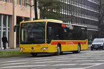 Mercedes Citaro 71, auf der Linie 37, fährt zur Endstation am Aeschenplatz. Die Aufnahme stammt vom 05.12.2018.