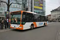 RNV Mercedes Benz Citaro 1 Facelift Wagen 8376 am 15.12.18 in Heidelberg Hbf 