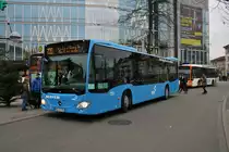 Mayer GmbH Omnibusbetrieb Mercedes Benz Citaro 2 in VRN Lackierung am 15.12.18 in Heidelberg Bismarckplatz 