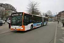 RNV Mercedes Benz Citaro 2 G Wagen 8197 am 15.12.18 in Heidelberg Hbf 