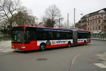 DB Rhein Neckar Bus Mercedes Benz Citaro 1 Facelift G am 15.12.18 in Heidelberg Bismarckplatz