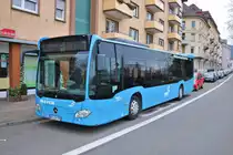 Mayer GmbH Omnibusbetrieb Mercedes Benz Citaro 2 in VRN Lackierung am 15.12.18 in Heidelberg 